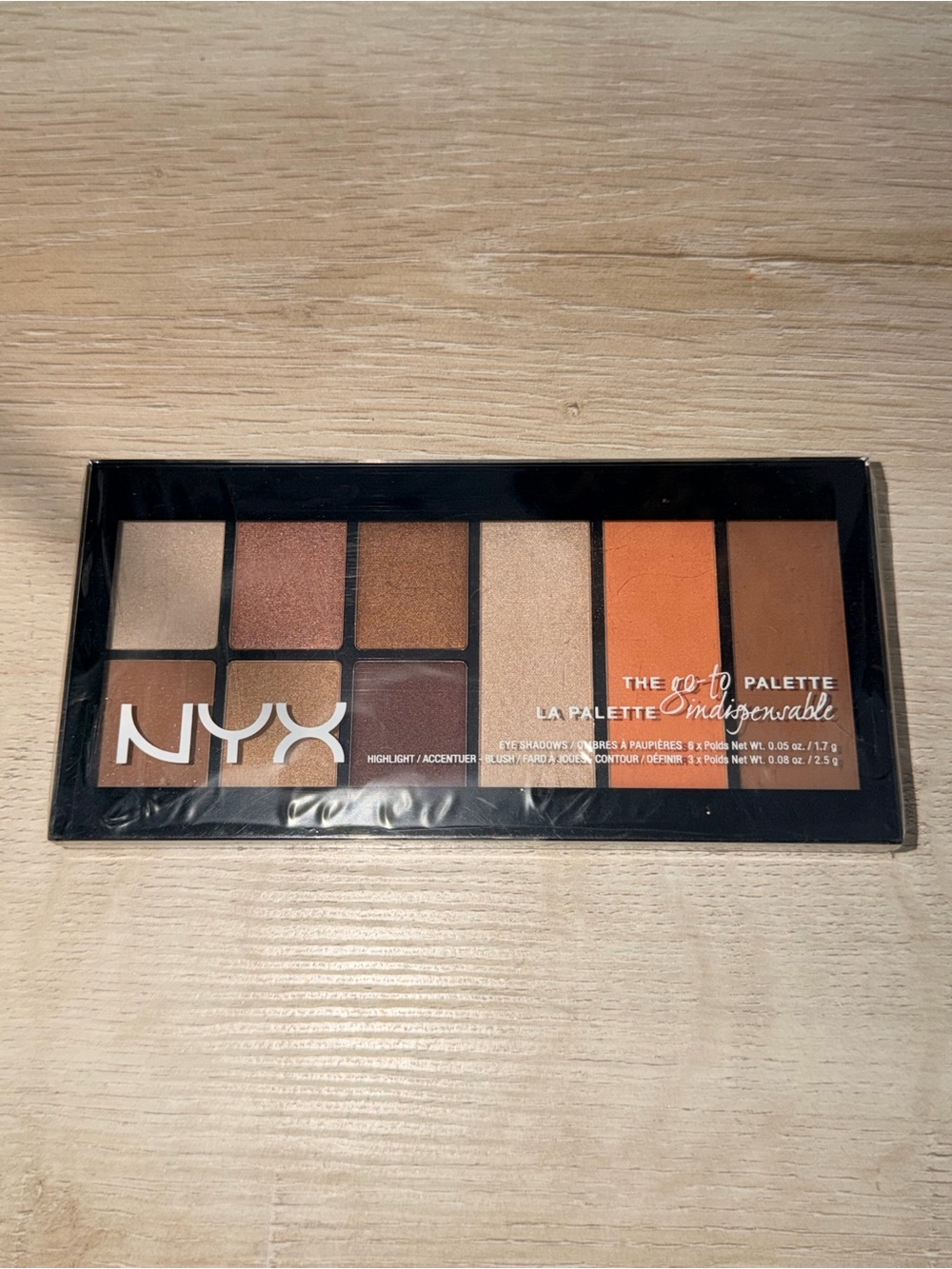 NYX Eyeshadow Palette - Orange, Brown & Gold Neutrals